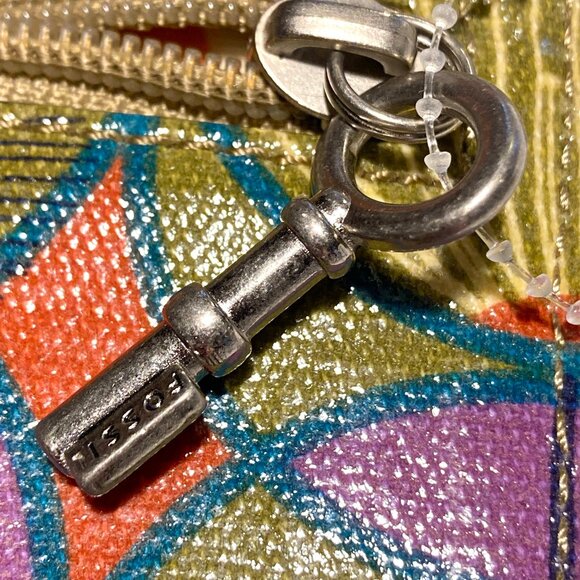 Fossil Key-Per Multi Pattern, Multi Color Envelope Clutch - Picture 9 of 10